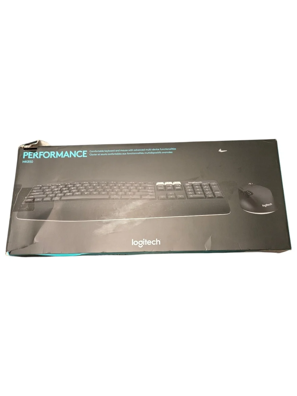 Logitech K540 Keyboard  + M510 Mouse Bundle With 2 Receivers - Used - READ DESC.